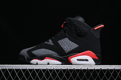 【480】[CT8529-064]-[AIR JORDAN 6 CARMINE BLACK/FIRE RED/IRON GREY]-[MAN:40-47.5]