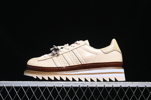 【400】[JQ6117]-[CLOT X SUPERSTAR CRYSTAL SAND/HAZY BEIGE/CLOUD WHITE]-[WOMAN:36-39]-[MAN:40-45]
