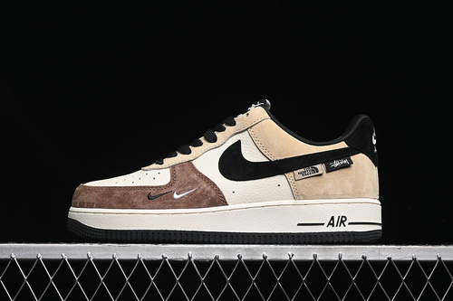【340】[KK1988-018]-[AIR FORCE 1 07 LOW BLACK/BROWN/WHITE]-[WOMAN:36-39]-[MAN:40-45]