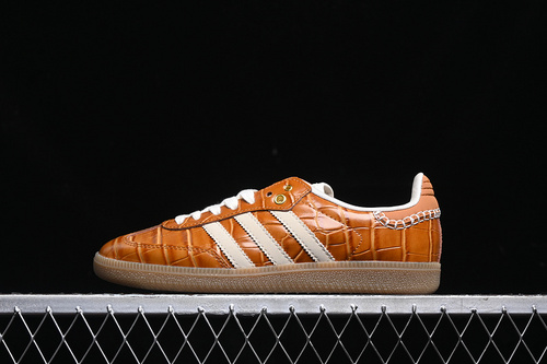【270】[JH9826]-[WALES BONNER X SAMBA OG SUPPLIER COLOR/WONDER WHITE/NIGHT BROWN]-[UNISEX:35-45]