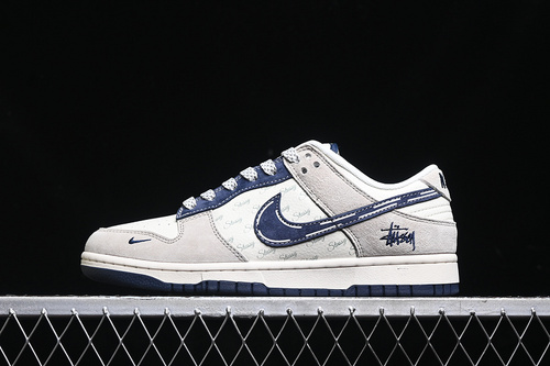 【360】[FC1688-197]-[DUNK LOW SB WHITE/GREY/BLUE]-[WOMAN:36-39]-[MAN:40-45]