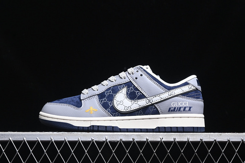 【360】[FC1688-195]-[SB DUNK LOW WHITE/GREY/BLUE]-[WOMAN:36-39]-[MAN:40-45]