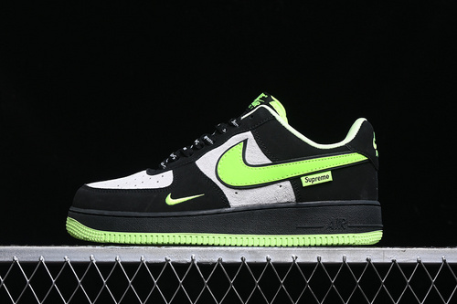 【340】[DF0188-009]-[AIR FORCE 1 07 LOW SUPREME WHITE/BLACK/GREEN]-[WOMAN:36-39]-[MAN:40-45]