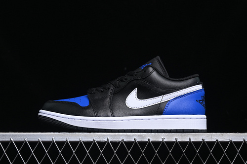 【320】[553558-042]-[AIR JORDAN 1 LOW BLACK/WHITE/GAME ROYAL]-[WOMAN:35.5-39]-[MAN:40-46]