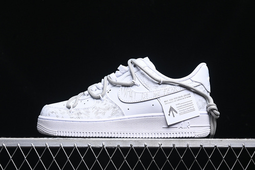 【340】[ZH0316-034]-[AIR FORCE 1 07 LOW WHITE/GREY]-[WOMAN:36-39]-[MAN:40-45]