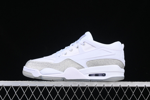 【320】[HQ3441-111]-[AIR JORDAN 4 REMASTERED WHITE/METALLIC SILVER]-[MAN:40-47.5]