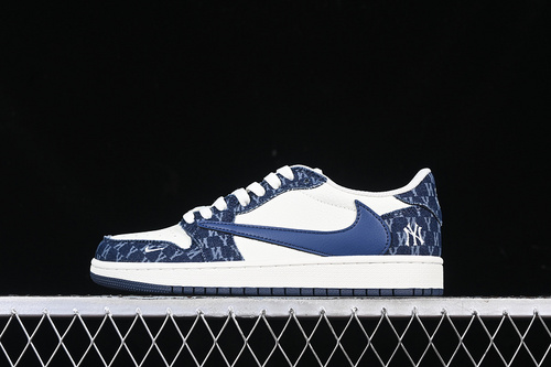 【380】[DM7866-051]-[TRAVIS SCOTT X FRAGMENT DESIGN X AIR JORDAN 1 LOW OG SP WHITE/BLUE]-[36-45]