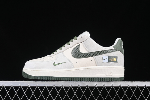 【340】[DF0188-026]-[AIR FORCE 1 07 LOW WHITE/GREY/GREEN]-[WOMAN:36-39]-[MAN:40-45]
