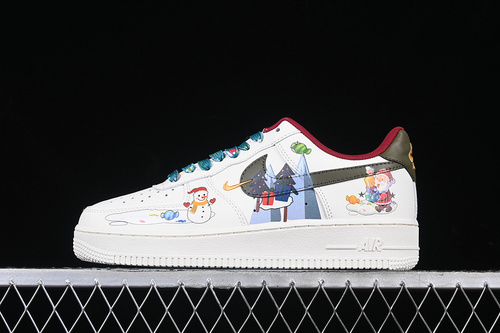 【320】[DM0970-132]-[AIR FORCE 1 07 LOW WHITE/GREEN/RED/BLUE]-[WOMAN:36-39]-[MAN:40-45]