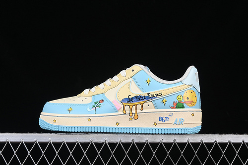【320】[XL2321-555]-[AIR FORCE 1 07 LOW THE LITTLE PRINCE BEIGE/BLUE]-[WOMAN:36-39]-[MAN:40-45]