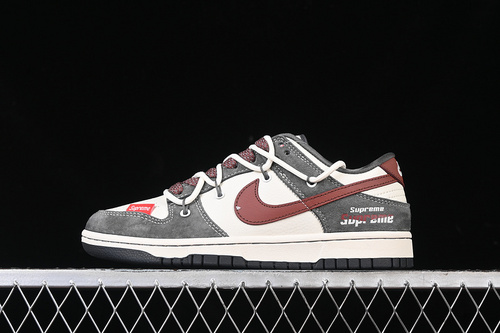 【380】[XS1186-102]-[SB DUNK LOW SUPREME WHITE/GREEN/BROWN]-[WOMAN:36-39]-[MAN:40-45]