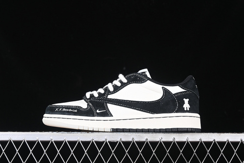 【360】[SJ2086-138]-[TRAVIS SCOTT X FRAGMENT DESIGN X AIR JORDAN 1 LOW OG SP WHITE/BLACK]-[36-45]