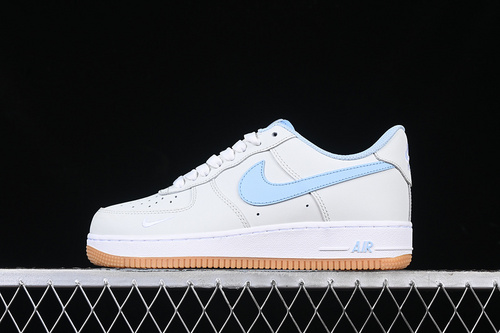【340】[315122-102]-[AIR FORCE 1 07 LOW WHITE/NEUTRAL GREY/BLUE]-[WOMAN:36-39]-[MAN:40-45]