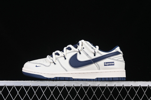 【380】[XX2025-568]-[SB DUNK LOW SUPREME WHITE/BLUE]-[WOMAN:36-39]-[MAN:40-45]