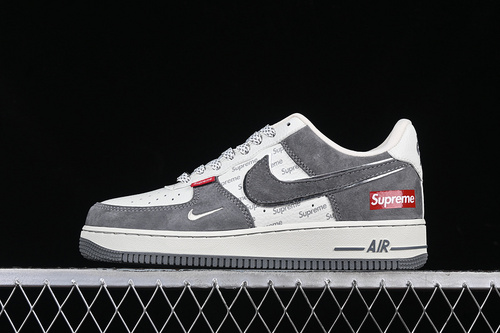 【340】[CH6336-510]-[AIR FORCE 1 07 LOW SUPREME WHITE/GREY/RED]-[WOMAN:36-39] -[MAN:40-45]