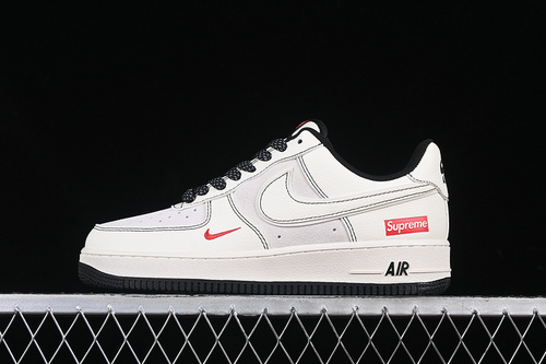 【340】[BB7518-012]-[AIR FORCE 1 07 LOW SUPREME WHITE/BLACK]-[WOMAN:36-39]-[MAN:40-45]
