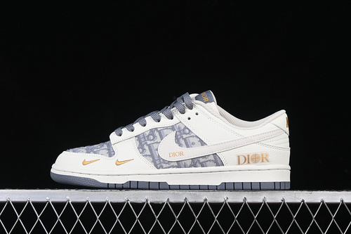 【380】[DM6868-043]-[SB DUNK LOW WHITE/GREY/GOLD]-[WOMAN:36-39]-[MAN:40-45]