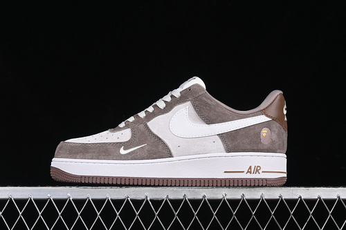 【340】[KK1988-035]-[AIR FORCE 1 07 LOW BAPE WHITE/BROWN]-[WOMAN:36-39]-[MAN:40-45]