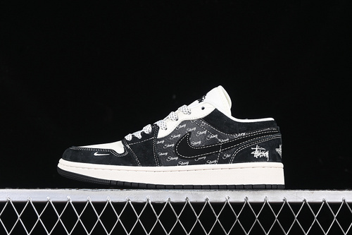 【360】[FC1688-199]-[AIR JORDAN 1 LOW BLACK/WHITE/GREY]-[WOMAN:36-39]-[MAN:40-45]
