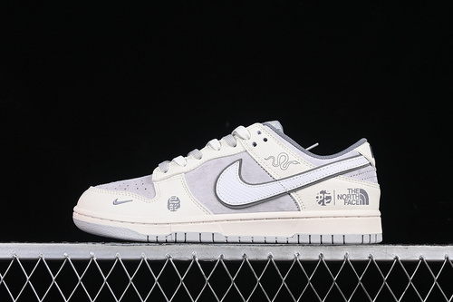 【380】[DM6868-007]-[SB DUNK LOW WHITE/GREY]-[WOMAN:36-39]-[MAN:40-45]