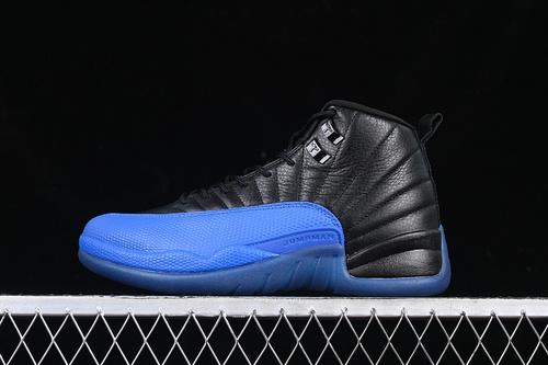 【500】[130690-014]-[AIR JORDAN 12 RETRO GAME ROYAL BLACK/GAME ROYAL/METALLIC SILVER]-[MAN:40-48.5]