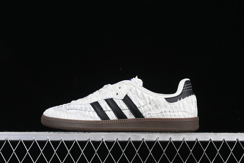 【280】[JQ4748]-[CAROLINE HU X CLOT X SAMBA REVERIE OFF WHITE/BLACK]-[WOMAN:36-40]