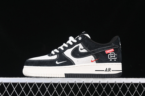 【340】[SJ6698-019]-[AIR FORCE 1 07 LOW Supreme WHITE/BEIGE/BLACK]-[WOMAN:36-39]-[MAN:40-45]