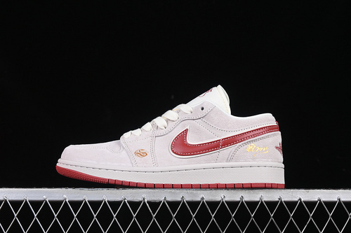 【380】[XX3318-513]-[AIR JORDAN 1 LOW WHITE/RED]-[WOMAN:36-39]-[MAN:40-45]