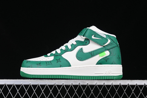 【360】[LL0222-002]-[AIR FORCE 1 07 MID WHITE/GREEN]-[WOMAN:36-39]-[MAN:40-45]