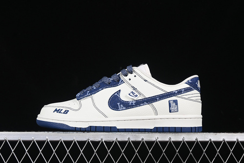 【380】[DJ2024-044]-[SB DUNK LOW MLB WHITE/BLUE]-[WOMAN:36-39]-[MAN:40-45]