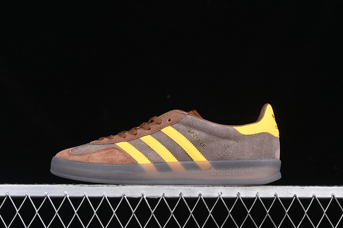 【220】[JI2588]-[ORIGIALS GAZELLE INDOOR BROWN/YELLOW]-[WOMAN:35-39]-[MAN:40-45]