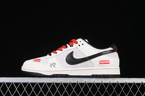 【380】[DM6868-012]-[SB DUNK LOW WHITE/BLACK/RED]-[WOMAN:36-39]-[MAN:40-45]