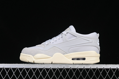 【320】[FQ7940-001]-[AIR JORDAN 4 REMASTERED LIGHT SMOKE GREY/LIGHT SMOKE GREY/COCONUT MILK]-[40-47.5]