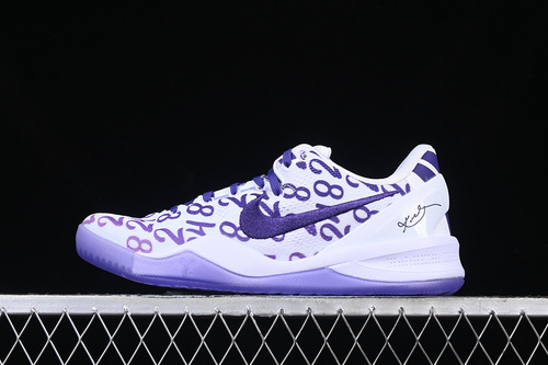 【430】[FQ3549-100]-[KOBE 8 PROTRO WHITE/COURT PURPLE/WHITE]-[MAN:39-47.5]