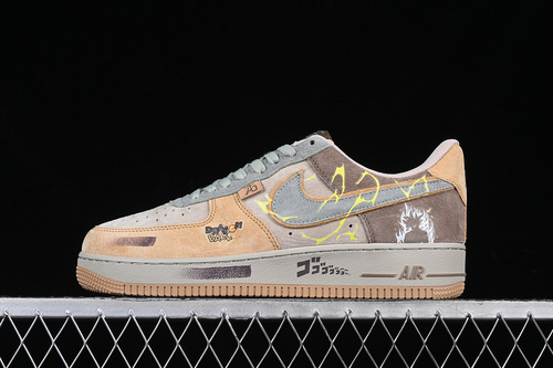 【340】[CD1212-666]-[AIR FORCE 1 07 LOW KAKAROT GREY/GREEN/BROWN/KHAKI]-[WOMAN:36-39]-[MAN:40-45]