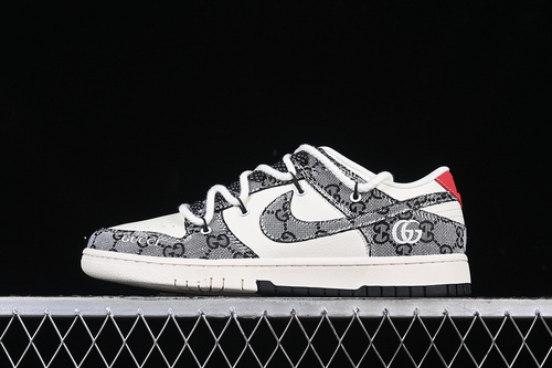 【380】[YX5066-215]-[SB DUNK LOW WHITE/GREY/RED]-[WOMAN:36-39]-[MAN:40-45]
