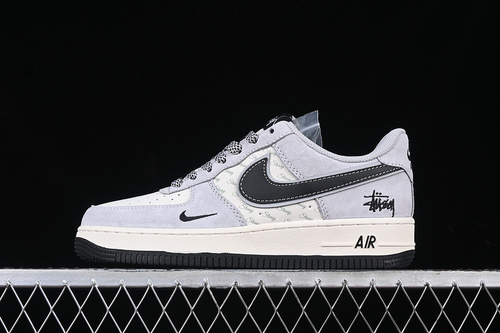 【340】[XZ3318-099]-[AIR FORCE 1 07 LOW WHITE/GREY/BLACK]-[WOMAN:36-39]-[MAN:40-45]