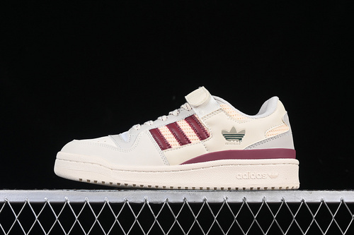 【250】[HO3689]-[FORUM 84 LOW BEIGE/RED/GREY]-[WOMAN:36-39]-[MAN:40-44]