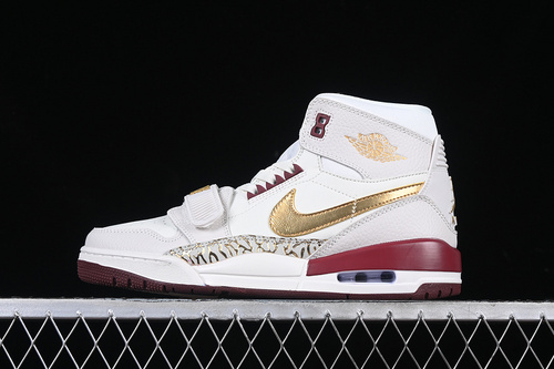 【340】[IB4914-161]-[AIR JORDAN LEGACY AJ312 YEAR OF THE SNAKE WHITE/GREY/GOLD/RED]-[UNISEX:36-46]