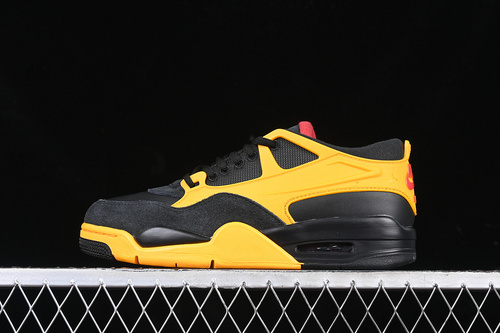 【340】[FQ7939-007]-[AIR JORDAN 4 REMASTERED BLACK/COMET RED/DEL SOL]-[WOMAN:36-39]-[MAN:40-47.5]
