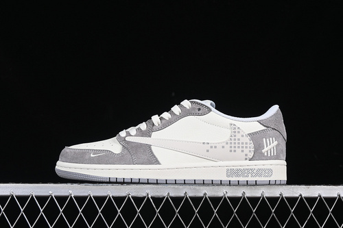 【380】[DM7866-048]-[TRAVIS SCOTT X FRAGMENT DESIGN X AIR JORDAN 1 LOW OG SP WHITE/GREY]-[36-45]