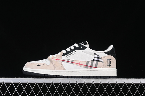 【380】[DM7866-049]-[TRAVIS SCOTT X FRAGMENT DESIGN X AIR JORDAN 1 LOW OG SP WHITE/BLACK/BROWN][36-45]