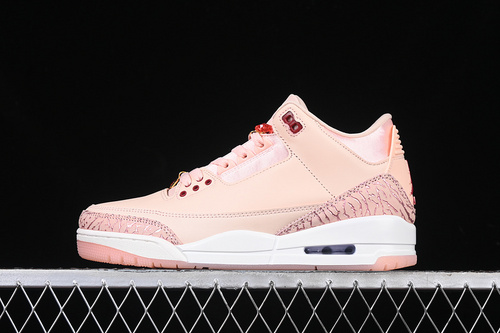 【440】[HJ0178-600]-[AIR JORDAN 3 VALENTINE S DAY WASHED CORAL/GYM RED/SAIL]-[UNISEX:36-47.5]