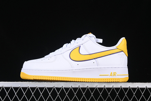 【400】[FZ1151-100]-[KOBE BRYANT X AIR FORCE 1 07 LOW WHITE/VARSITY MAIZE/VARSITY PURPLE]-[36-46]