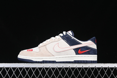 【380】[DJ2024-045]-[SB DUNK LOW SUPREME WHITE/BLUE/RED/BEIGE]-[WOMAN:36-39]-[MAN:40-45]