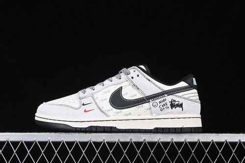 【360】[YX5066-220]-[SB DUNK LOW SUPREME WHITE/GREY/BLACK]-[WOMAN:36-39]-[MAN:40-45]