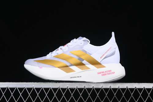 【270】[IH5568]-[ADIZERO EVO PRO WHITE/GREY/GOLD]-[WOMAN:36-39]-[MAN:40-45]